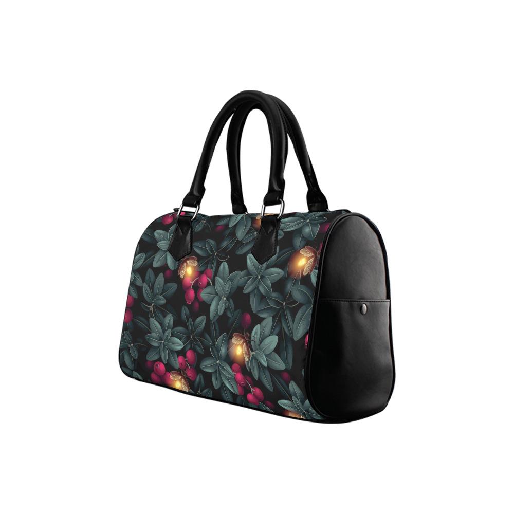 Dark Academia Forest Fireflies Barrel Handbag – Grunge Gothic Whimsy Bag