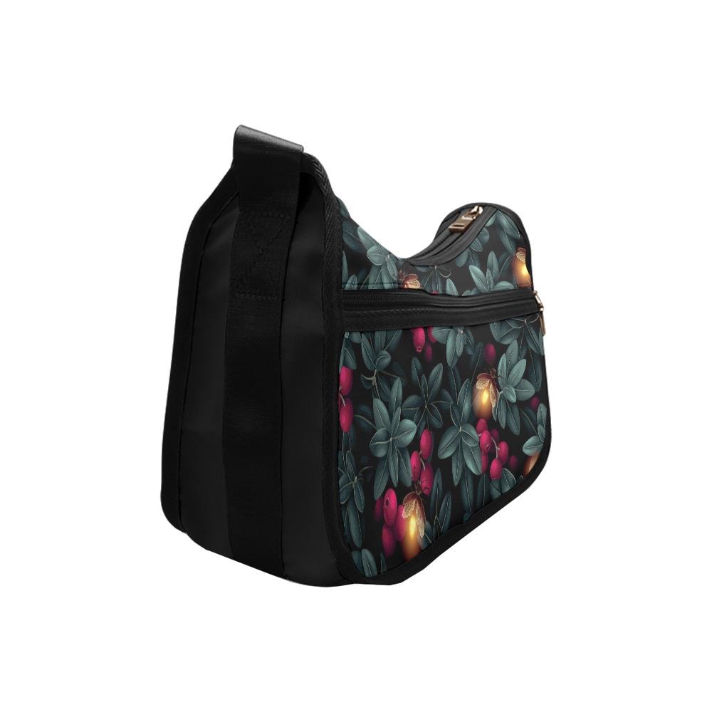 Dark Academia Forest Fireflies Shoulder Bag – Gothic Oxford Fabric Hobo Bag