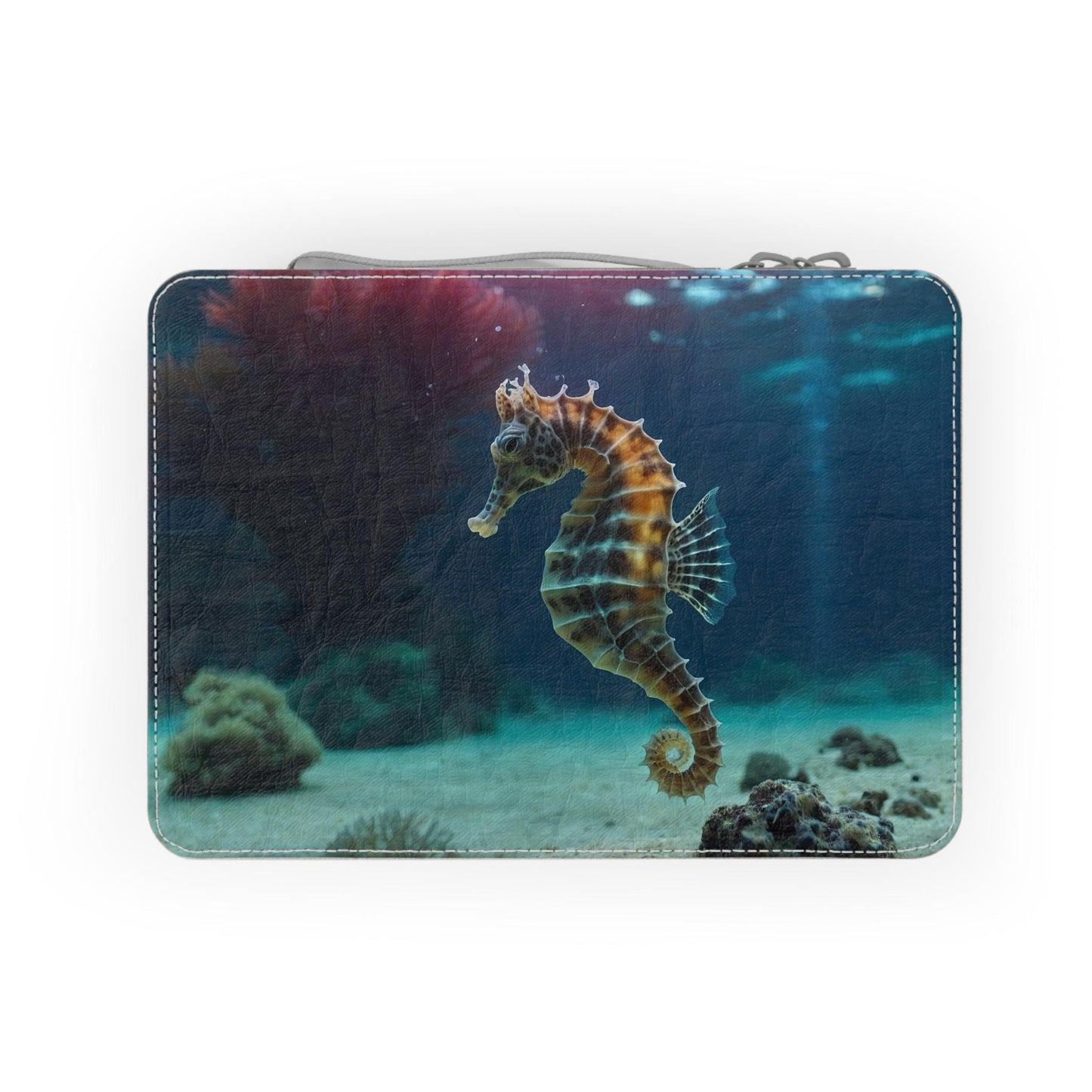 Sea Horse Paper Lunch Bag: Reusable Eco-Friendly Food Storage