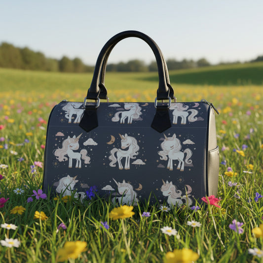Unicorn Barrel Handbag with  – Fairycore Vintage Everyday Purse