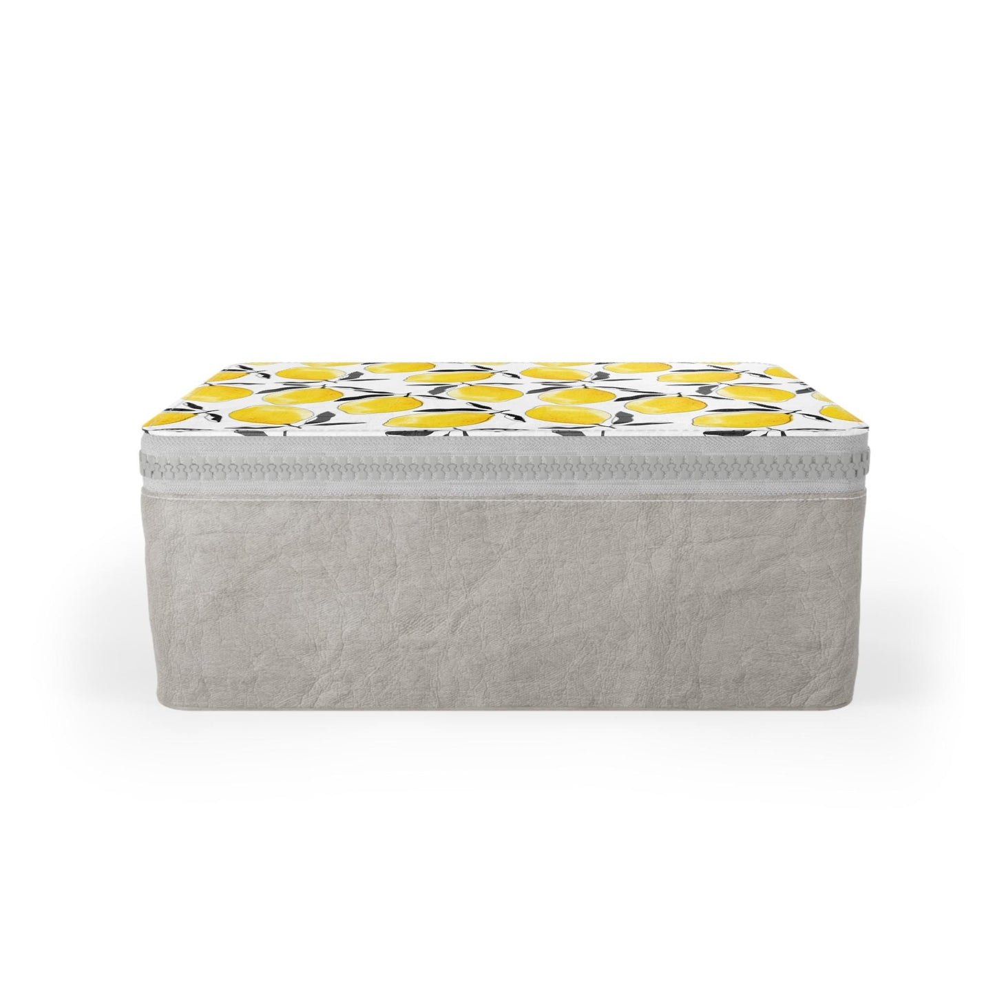 60s Retro Lemon Paper Lunch Box: Reusable Food Bag Sustainable Living