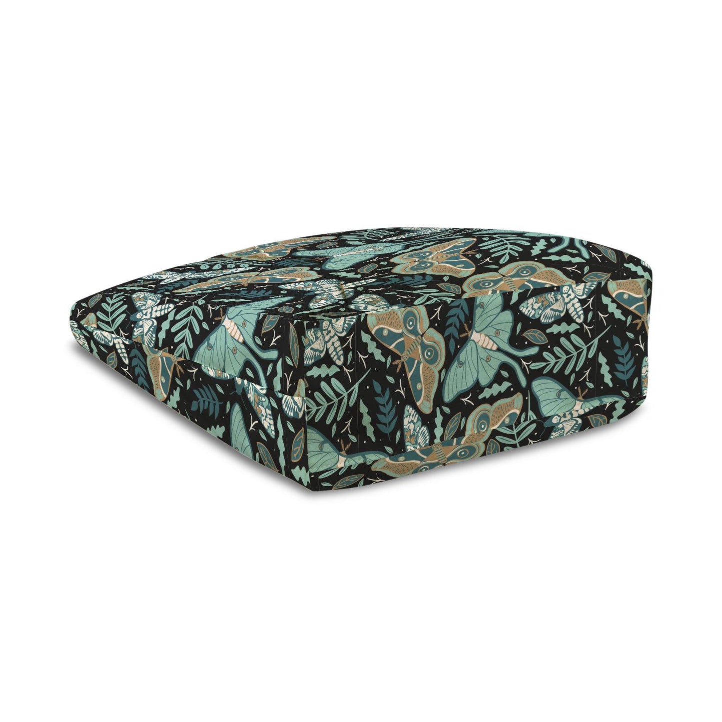 Dark Academia Moths Cotton Yoga Tote – Bag with Built-In Mat Storage