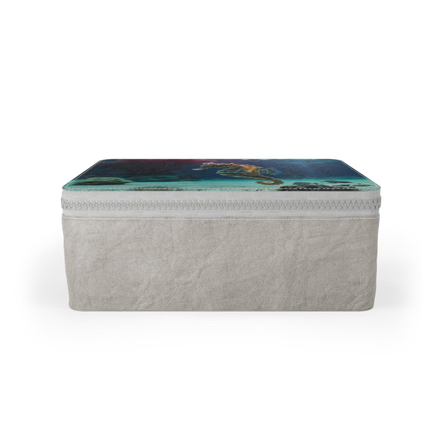 Sea Horse Paper Lunch Bag: Reusable Eco-Friendly Food Storage