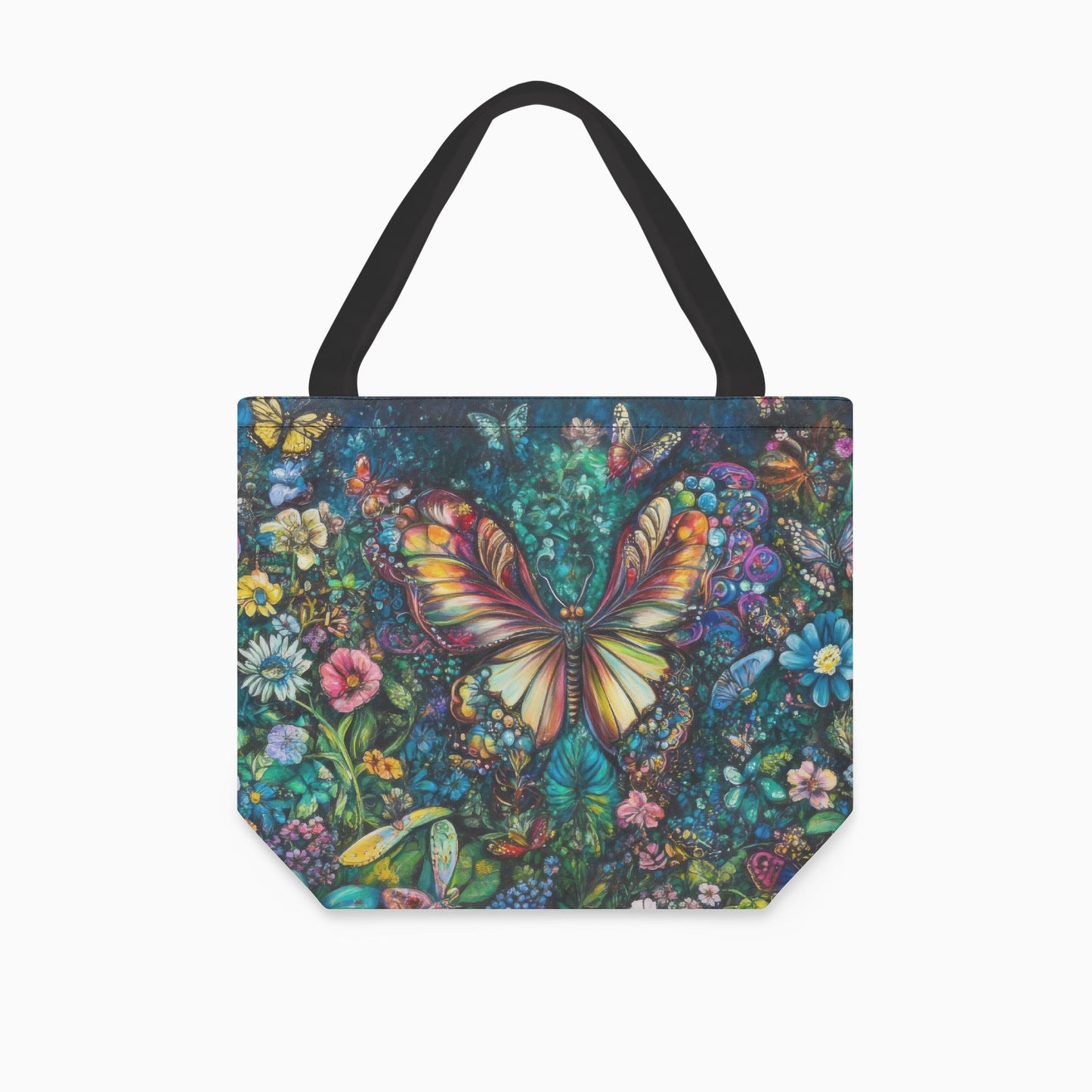 XL Dark Academia Butterfly Tote Bag – Enchanted Forest Shopper Market Bag