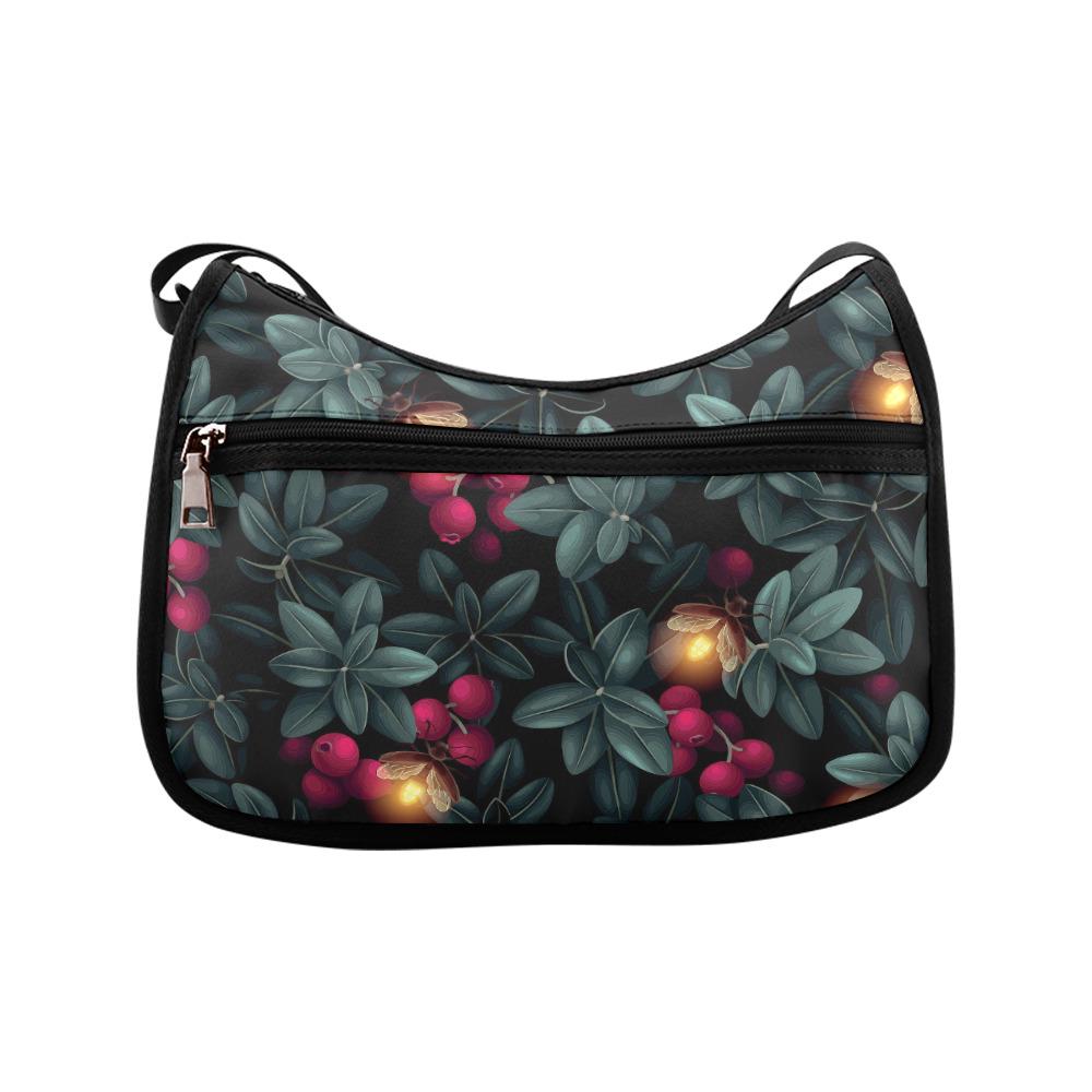 Dark Academia Forest Fireflies Shoulder Bag – Gothic Oxford Fabric Hobo Bag