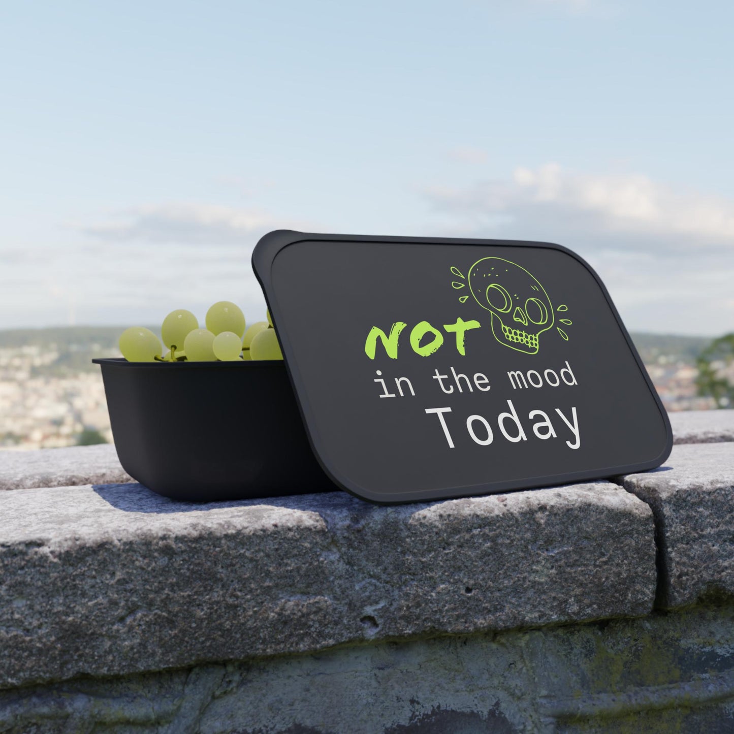 Eco Bioplastic Bento Box: Reusable Lunch Box with Utensils