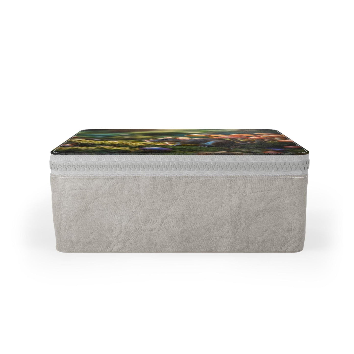 Enchanted Forest Mushrooms Mouse Paper Lunch Box: Reusable Food Storage