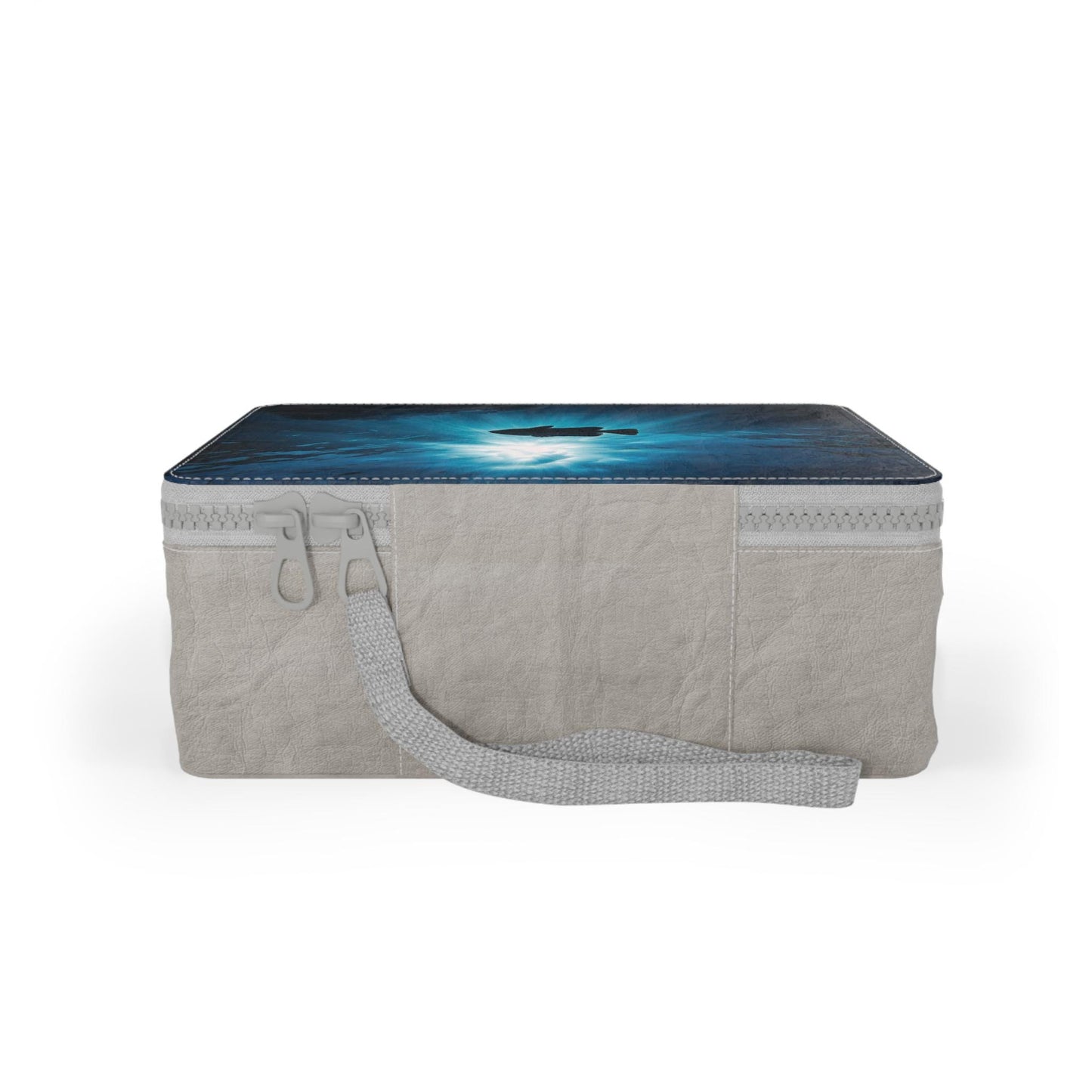 Underwater Eco Paper Lunch Box: Sea Fish Deep Blue Reusable Food Storage