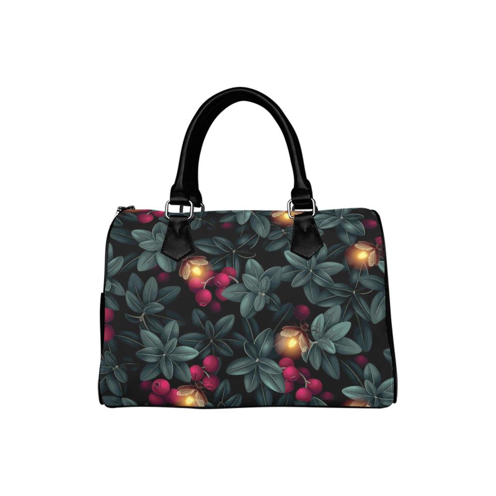 Dark Academia Forest Fireflies Barrel Handbag – Grunge Gothic Whimsy Bag