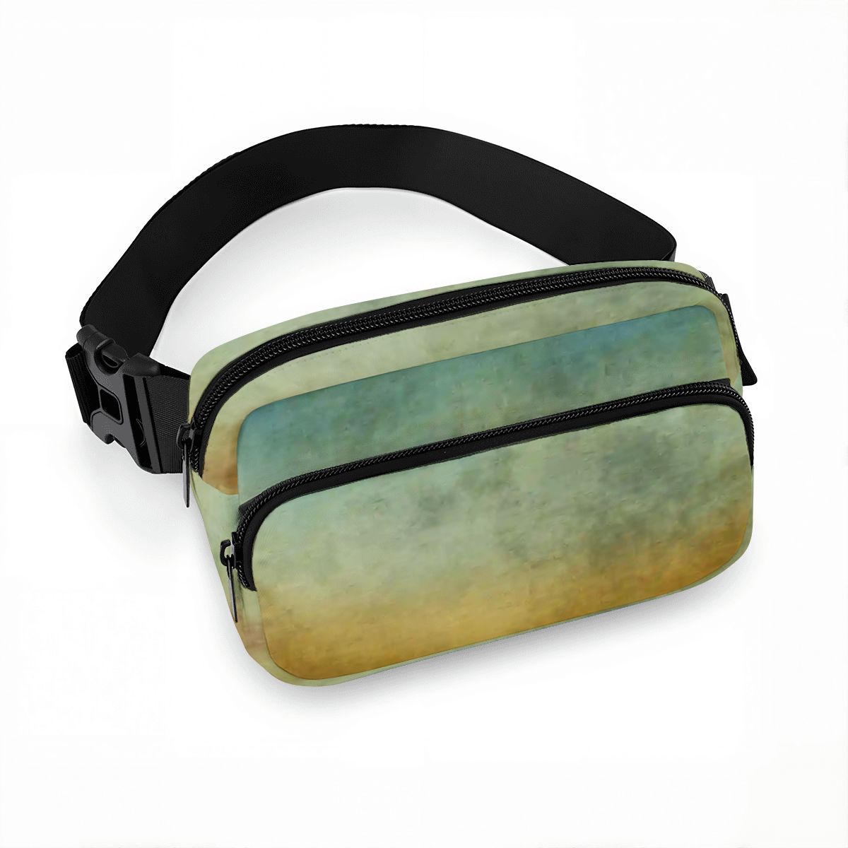 Grunge Ombre Fanny Pack – Adjustable Waist & Crossbody Bag