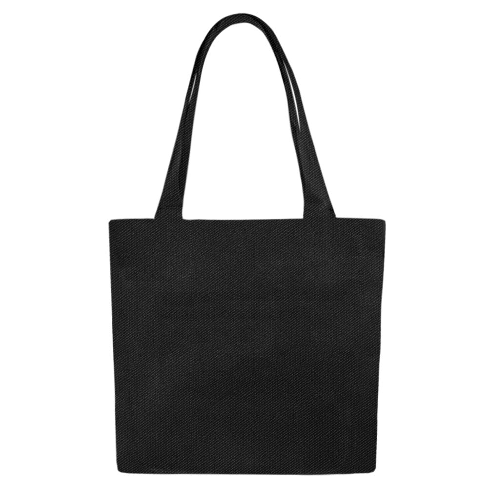 Eat the Rich Cotton Canvas Tote Bag – Black Rainbow Set of 2