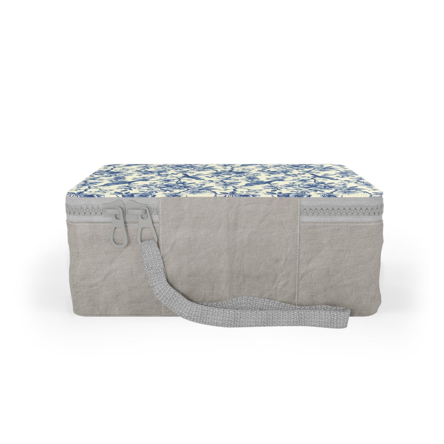 Reusable Toile de Jouy Paper Lunch Box: Eco-Friendly Food Storage