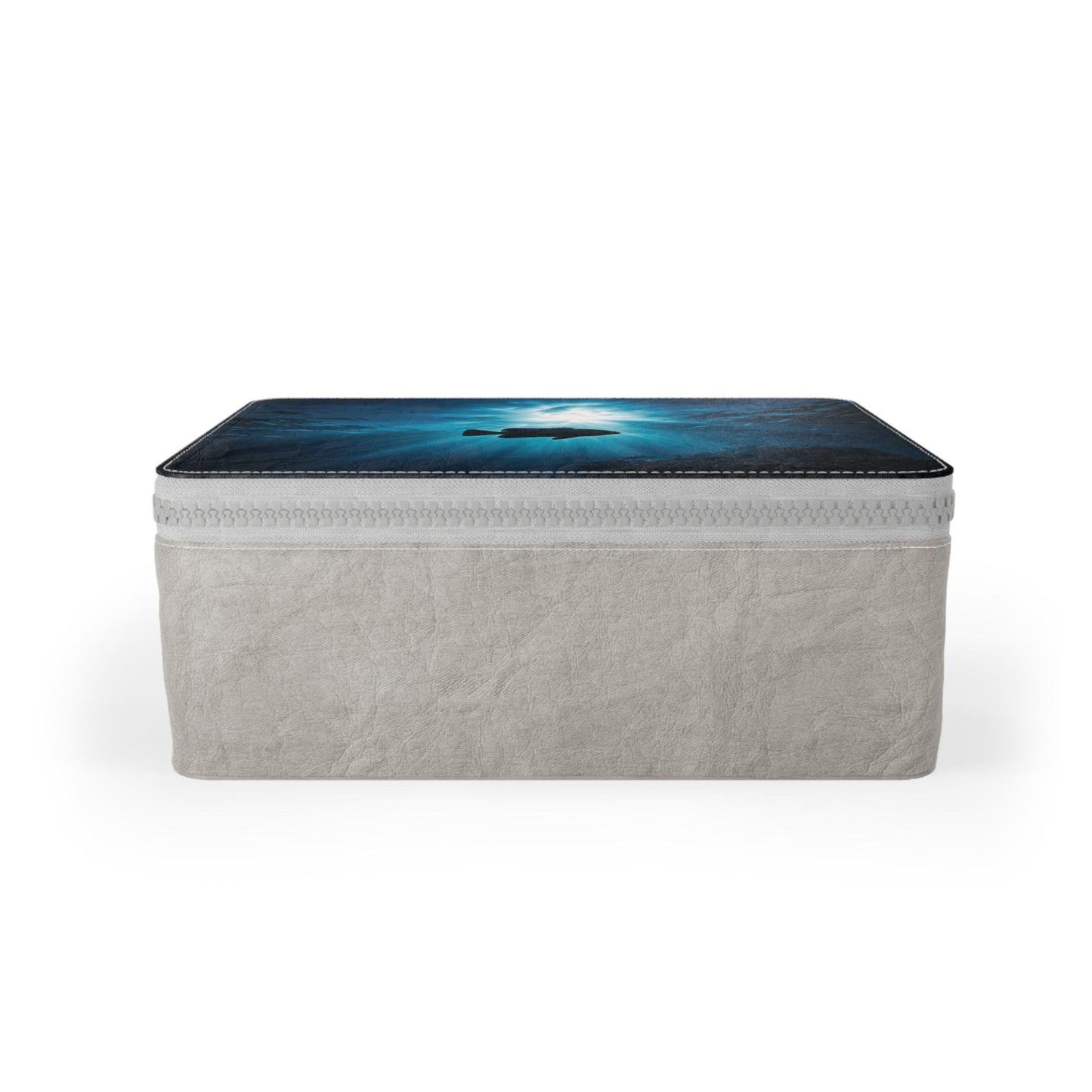 Underwater Eco Paper Lunch Box: Sea Fish Deep Blue Reusable Food Storage