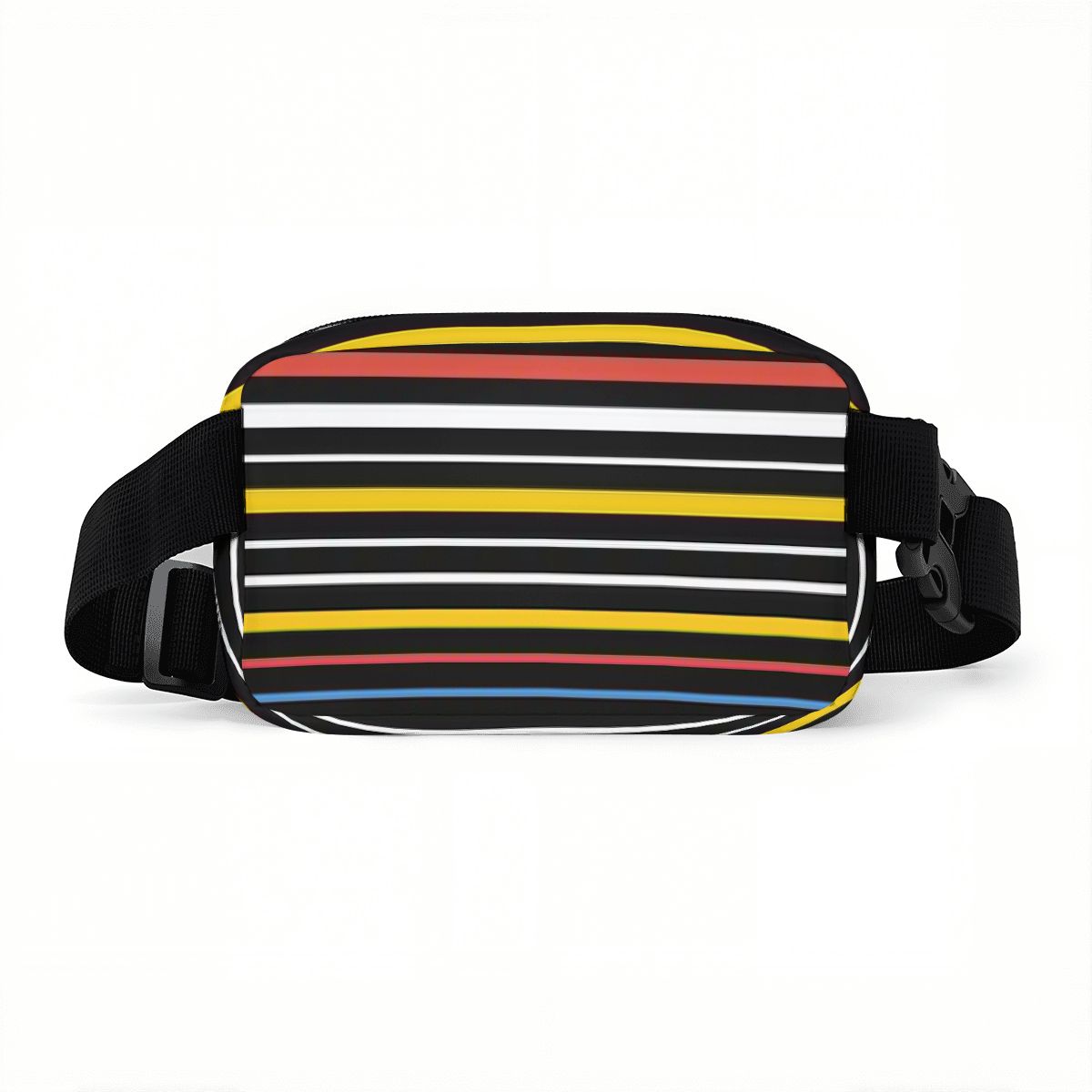 Retro 70s Stripes Waist Bag – Adjustable Crossbody Fanny Pack