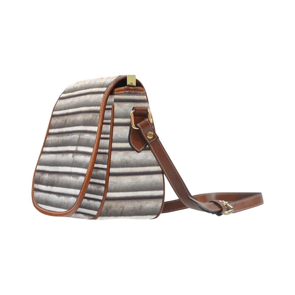 Alternative Garage Door Saddle Bag - Grunge Industrial Crossbody Handbag