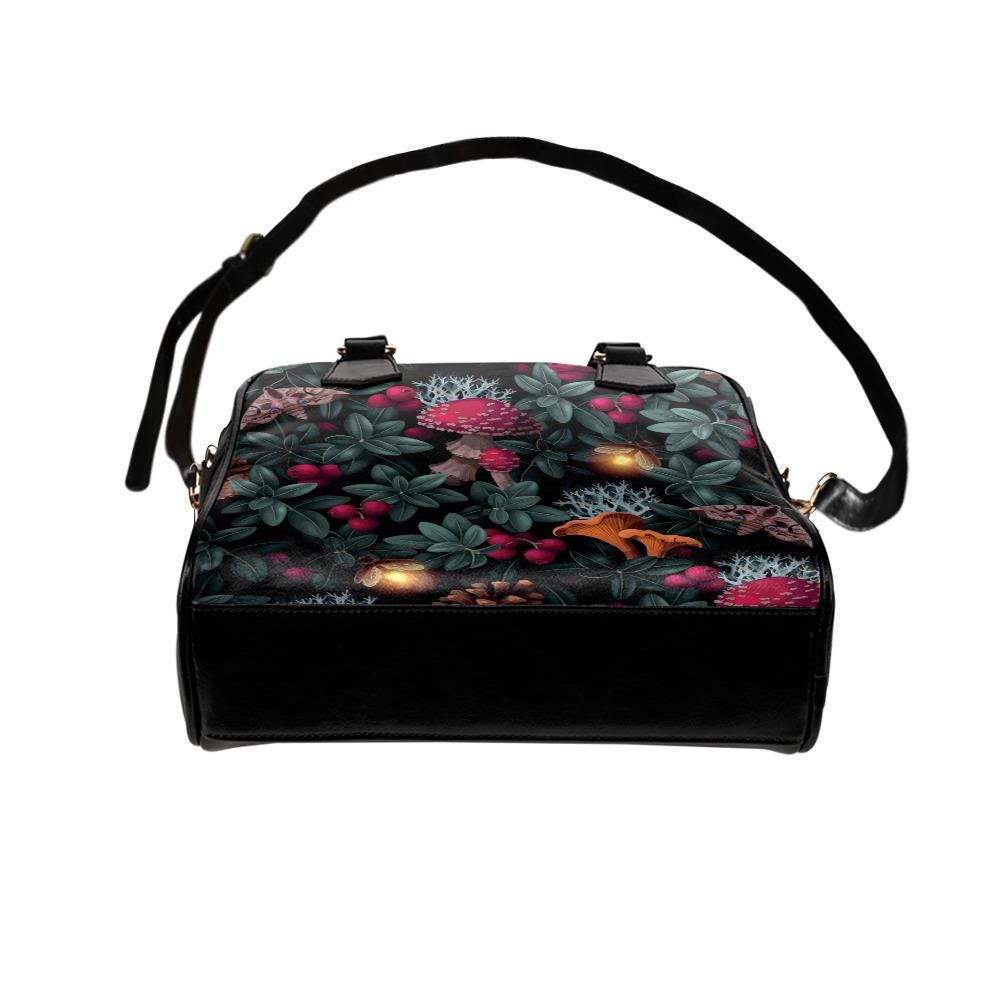 Mushroom Forest Toadstool Shoulder Handbag – Dark Academia Handbag