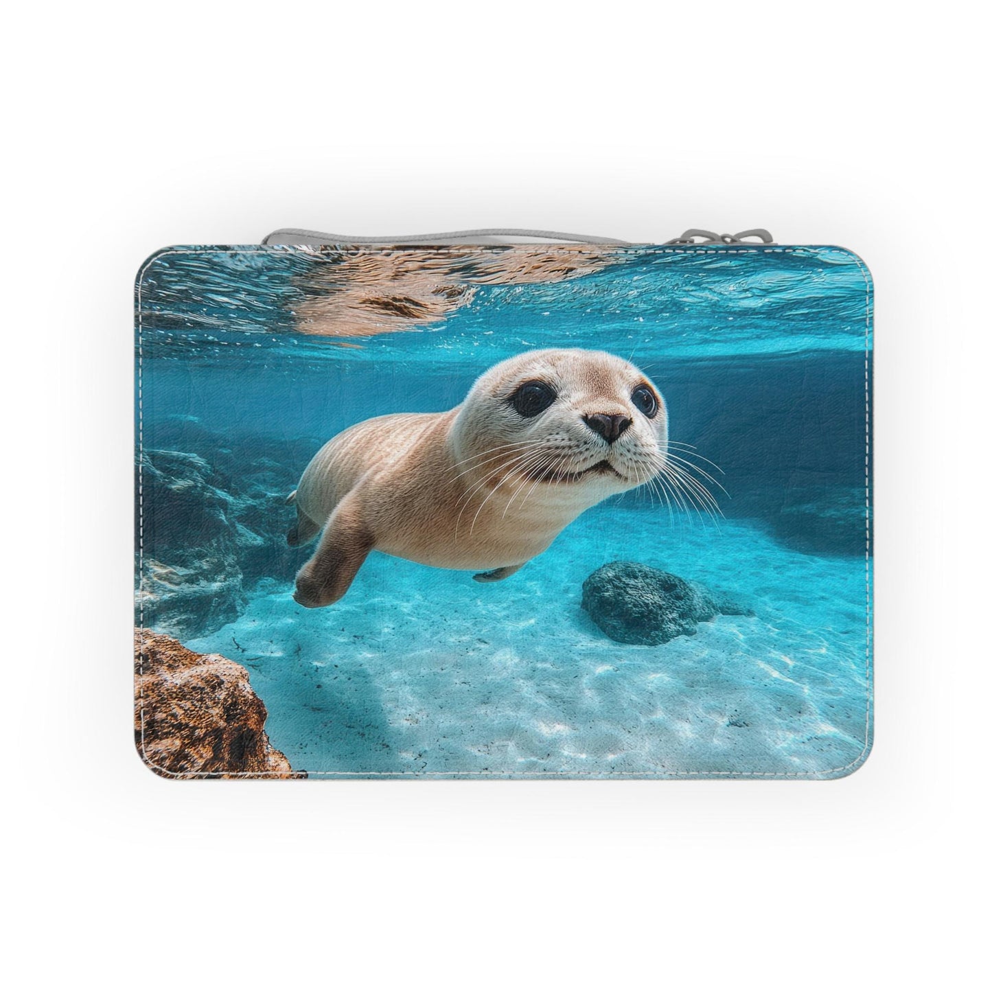 Eco-Friendly Baby Seal Paper Lunch Bag: Reusable Vegan Food Storage