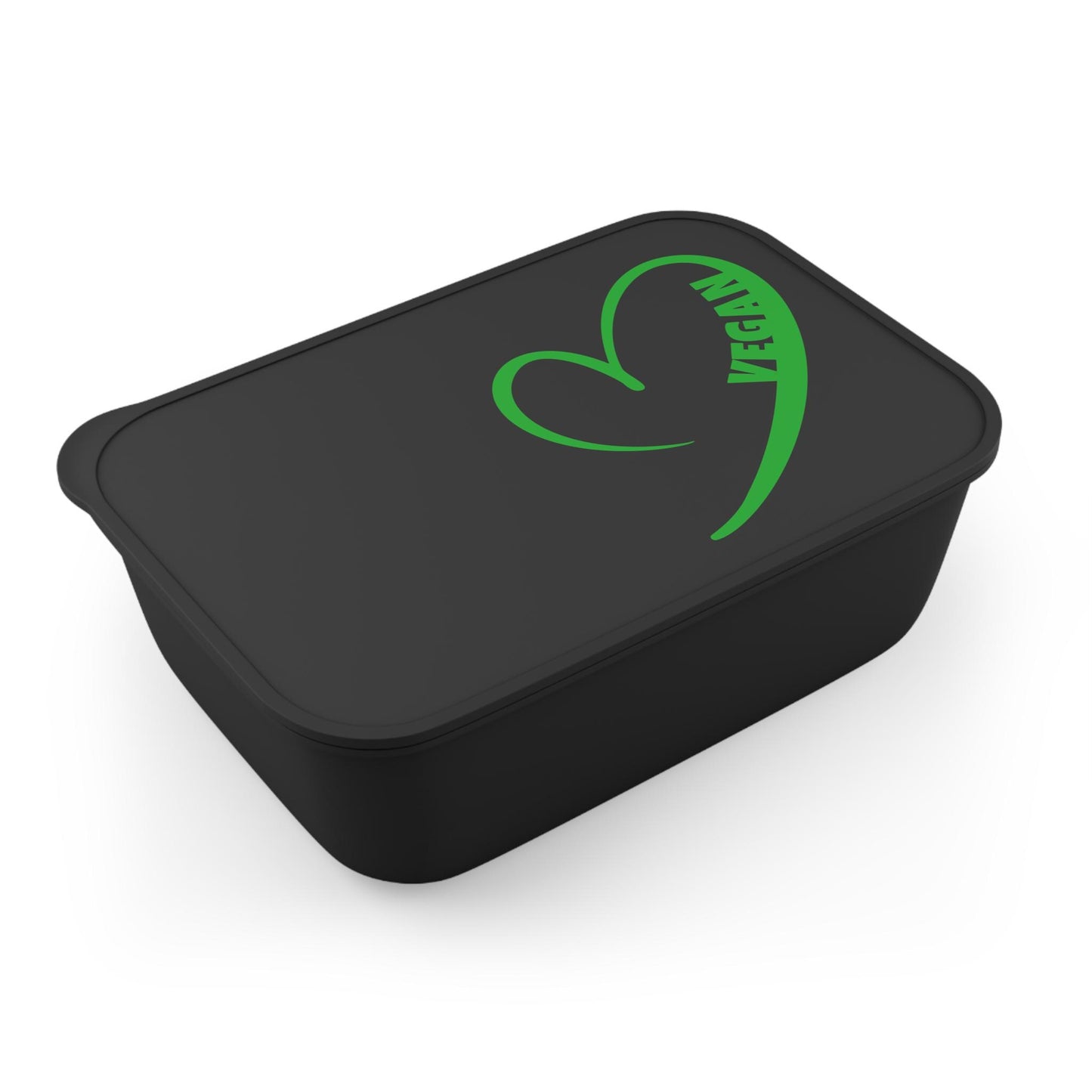 Eco Bioplastic Bento Box: Reusable Vegan Lunch Container with Utensils
