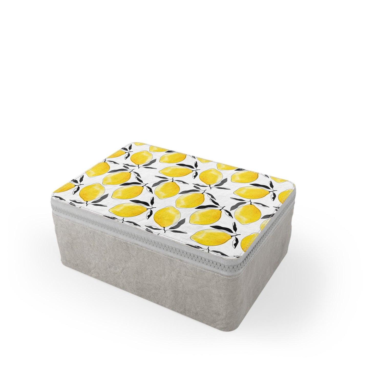 60s Retro Lemon Paper Lunch Box: Reusable Food Bag Sustainable Living