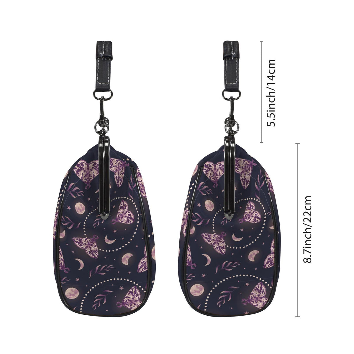 Witchy Astrology Kisslock Crossbody Handbag – Moths & Moon Gothic