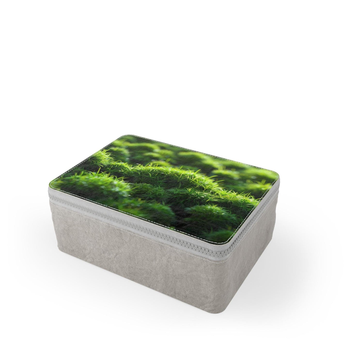 Mossy Forest Floor Paper Lunch Box: Reusable School Work Picnic Travel Food Bag