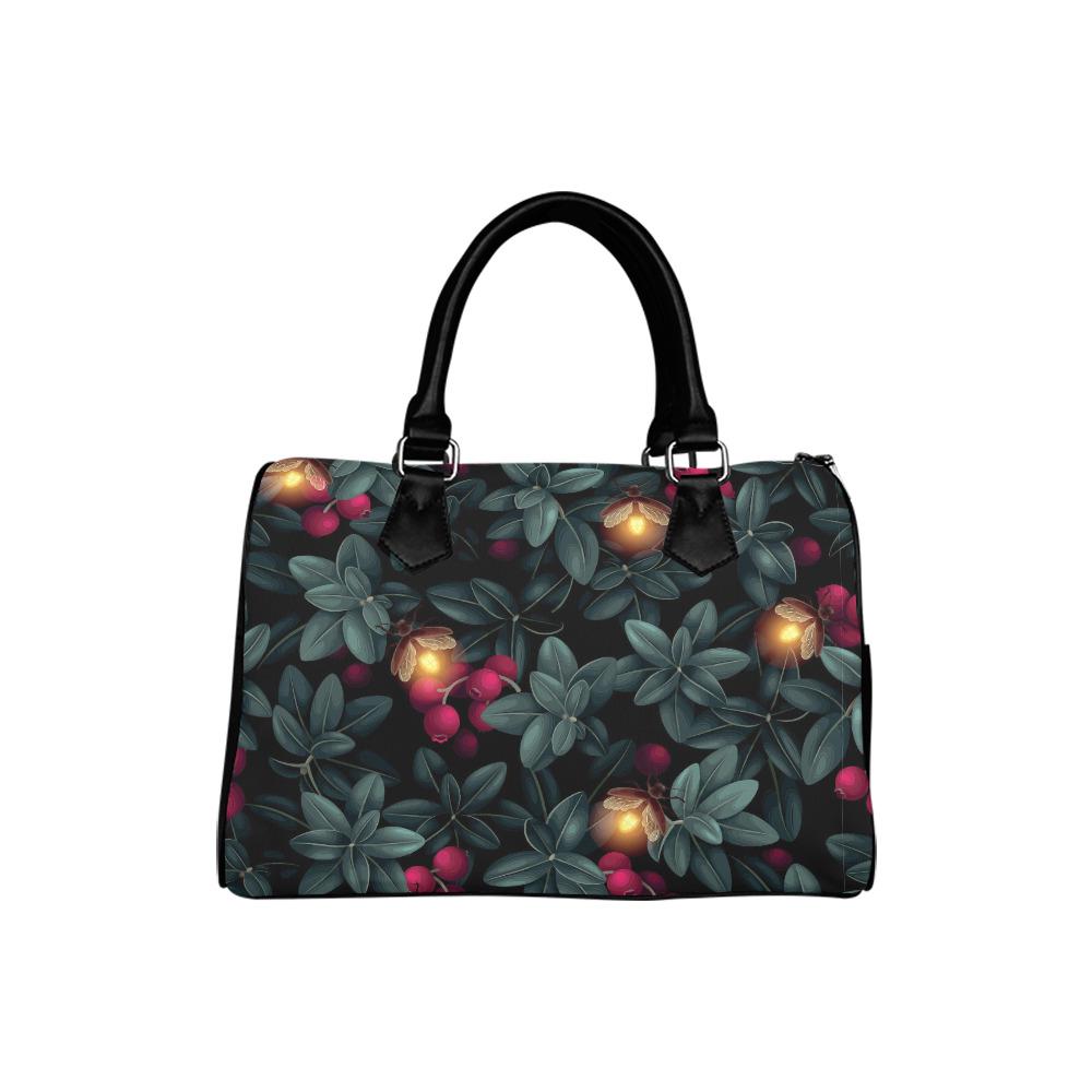 Dark Academia Forest Fireflies Barrel Handbag – Grunge Gothic Whimsy Bag