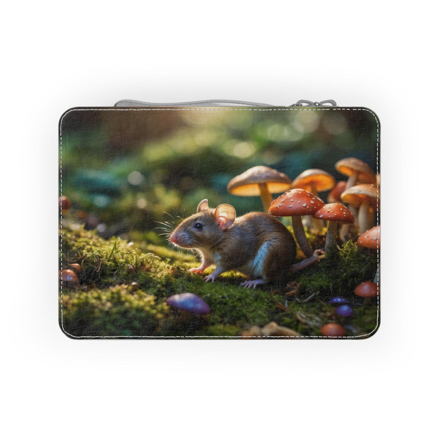 Enchanted Forest Mushrooms Mouse Paper Lunch Box: Reusable Food Storage