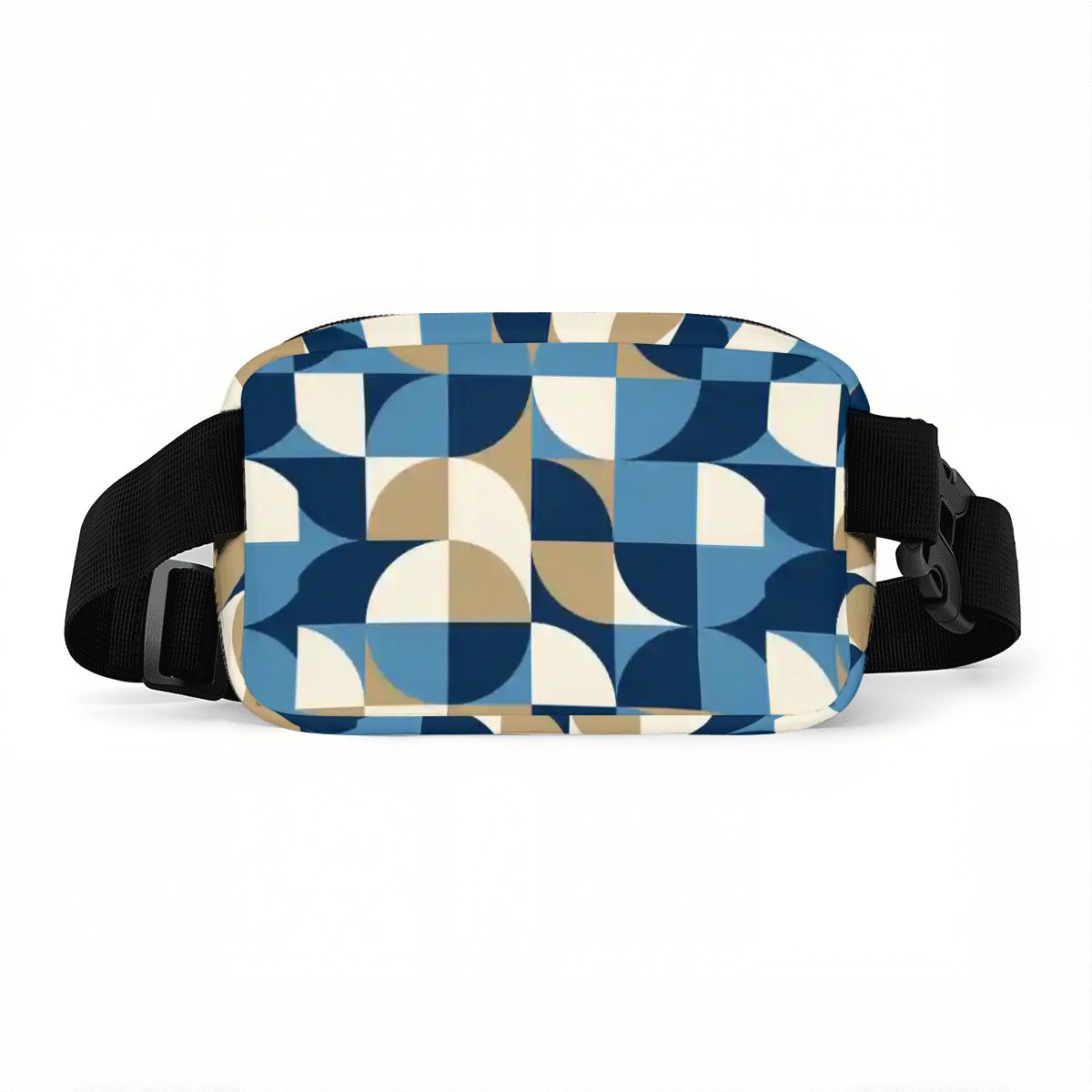 Geometric Retro 60s Belt Bag – Adjustable Fanny Pack