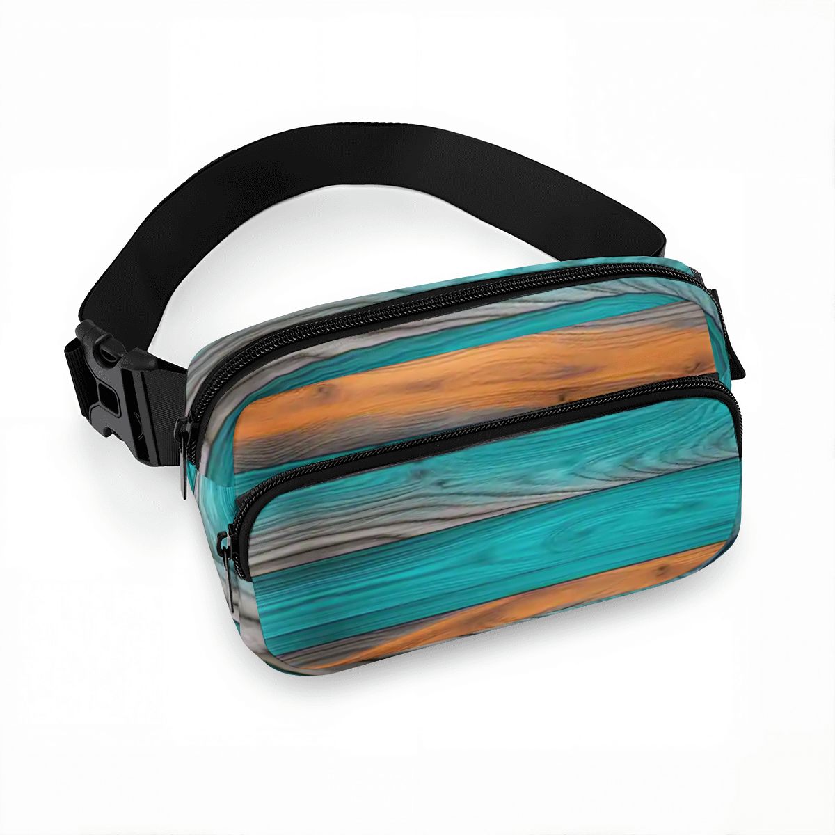 Faux-Wood Style Fanny Pack – Travel & Everyday Belt Bag