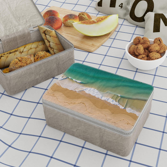 Eco-Friendly Paper Lunch Bag: Reusable Food Storage with Zipper