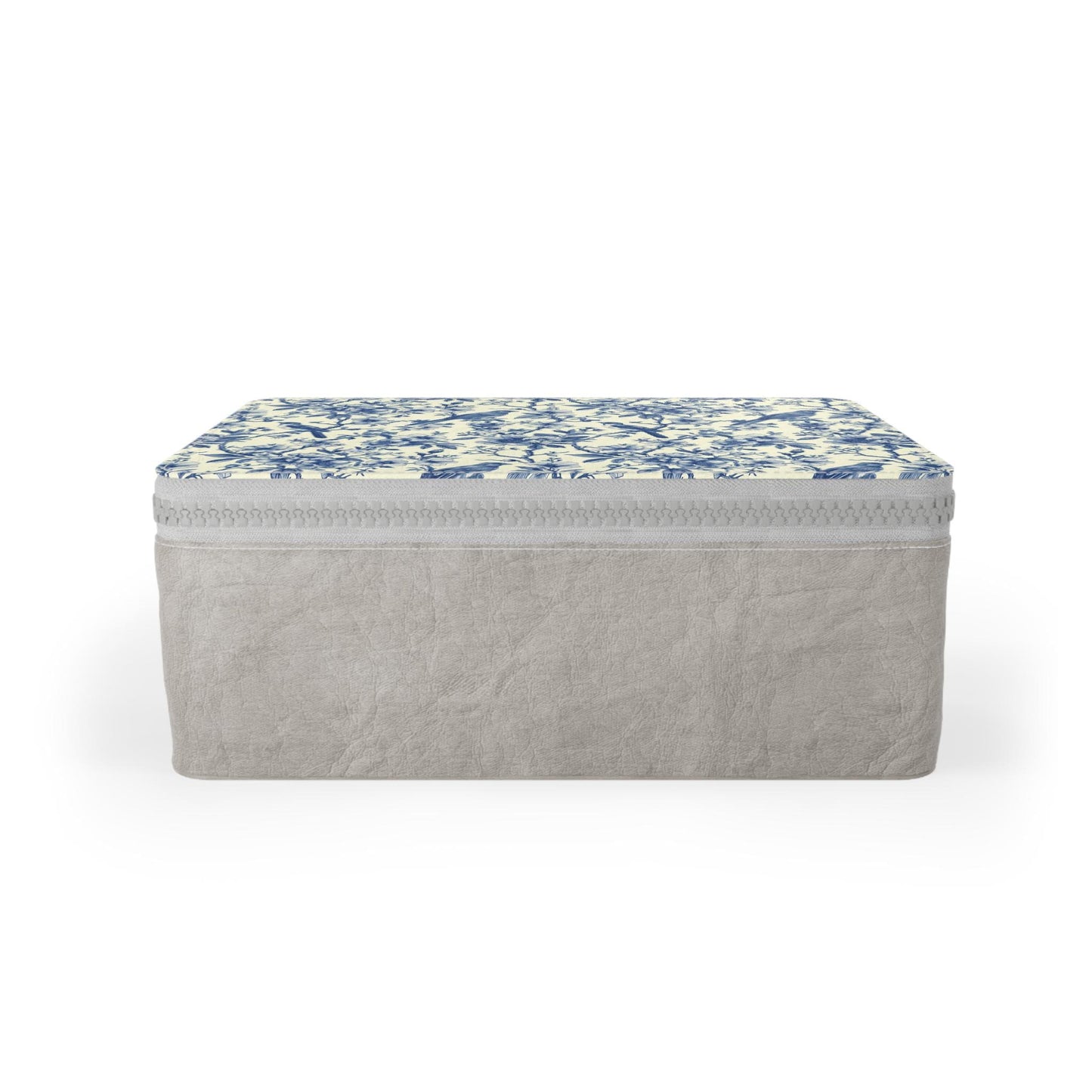 Reusable Toile de Jouy Paper Lunch Box: Eco-Friendly Food Storage