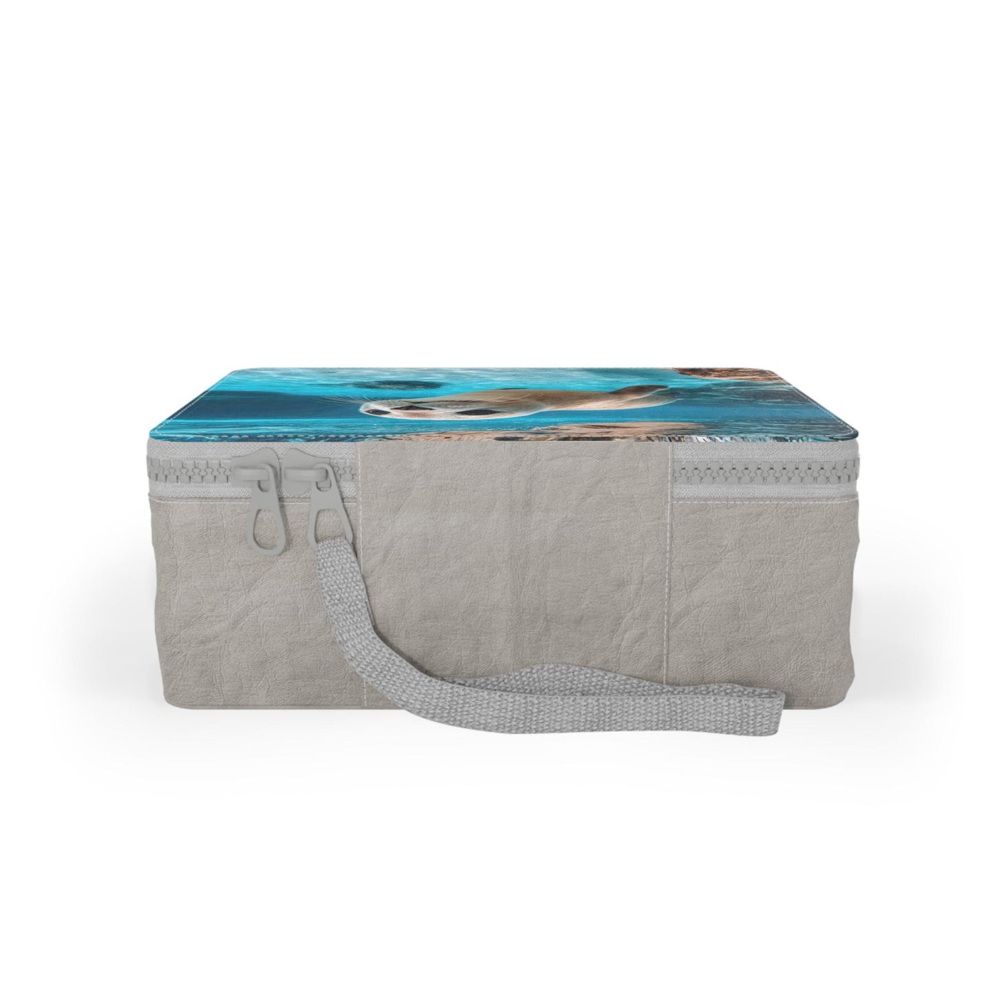 Eco-Friendly Baby Seal Paper Lunch Bag: Reusable Vegan Food Storage