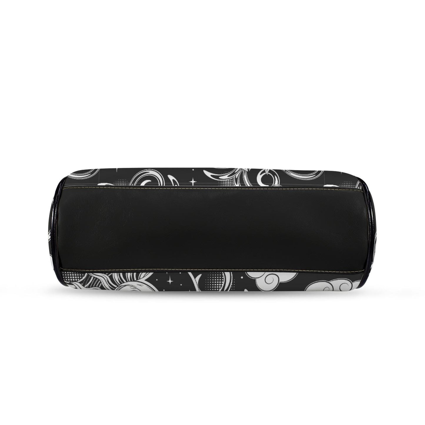 Witchcraft Sun and Moon Kisslock Handbag – Dark Academia Black White Crossbody