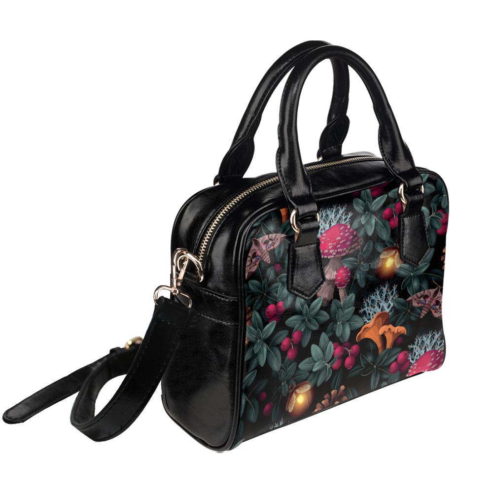 Mushroom Forest Toadstool Shoulder Handbag – Dark Academia Handbag
