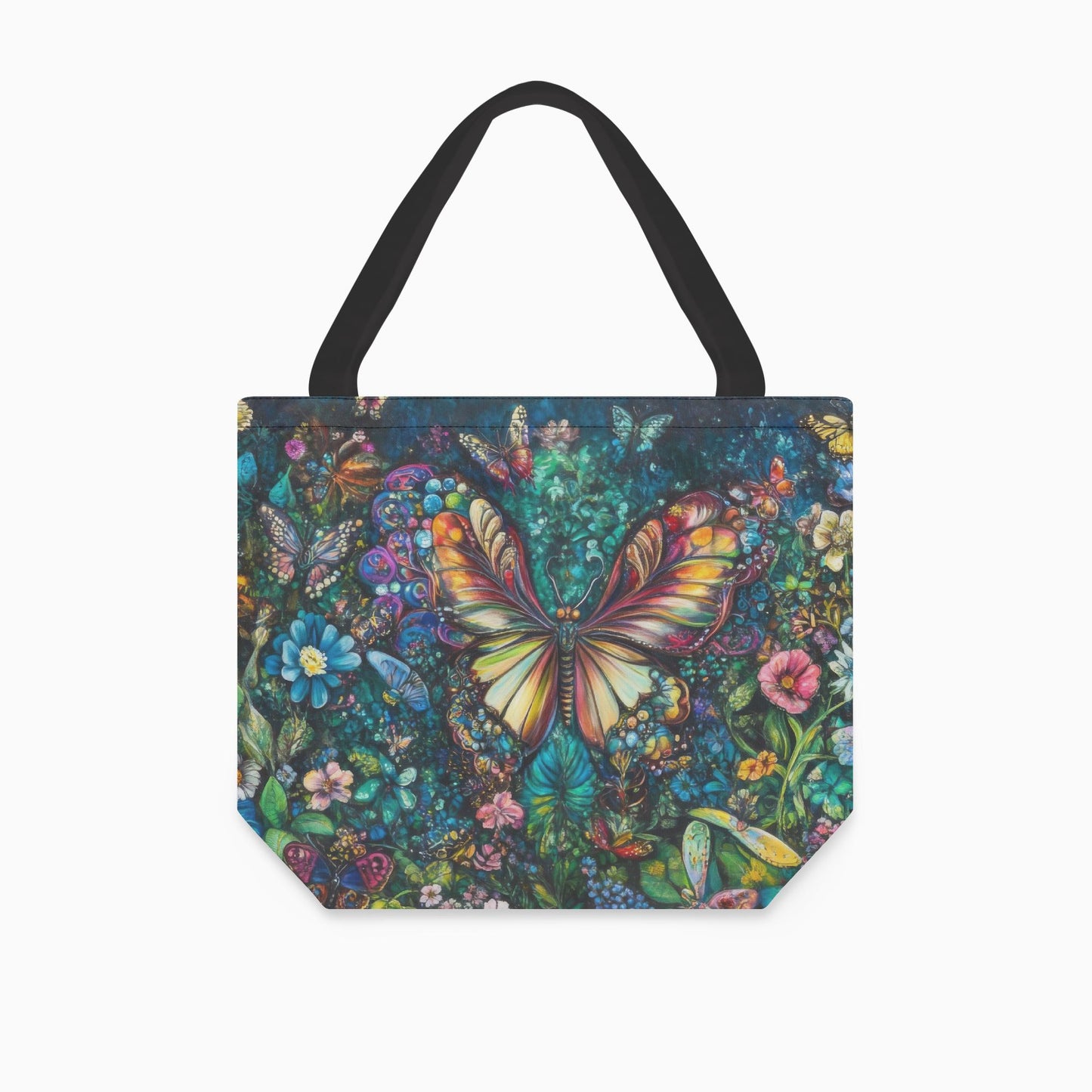 XL Dark Academia Butterfly Tote Bag – Enchanted Forest Shopper Market Bag