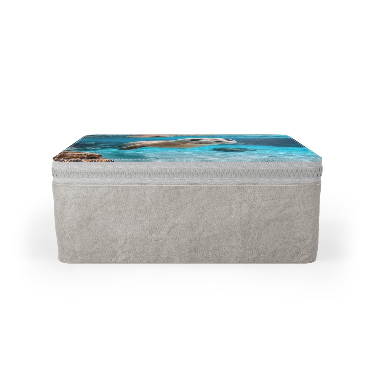 Eco-Friendly Baby Seal Paper Lunch Bag: Reusable Vegan Food Storage