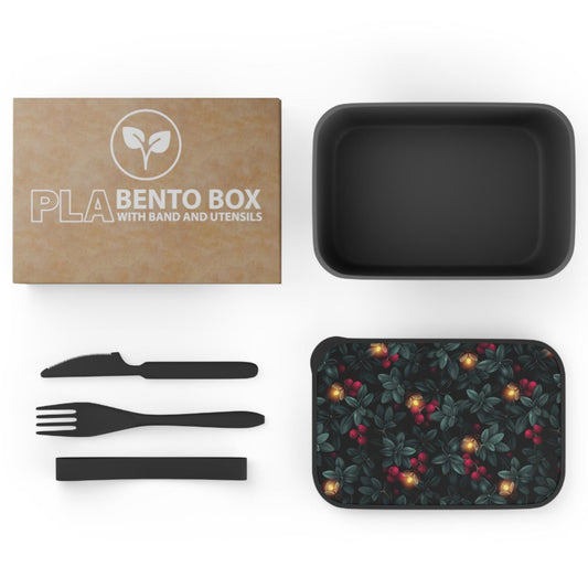 Dark Academia Bento Box: Cranberry Forest Bioplastic Lunch Container